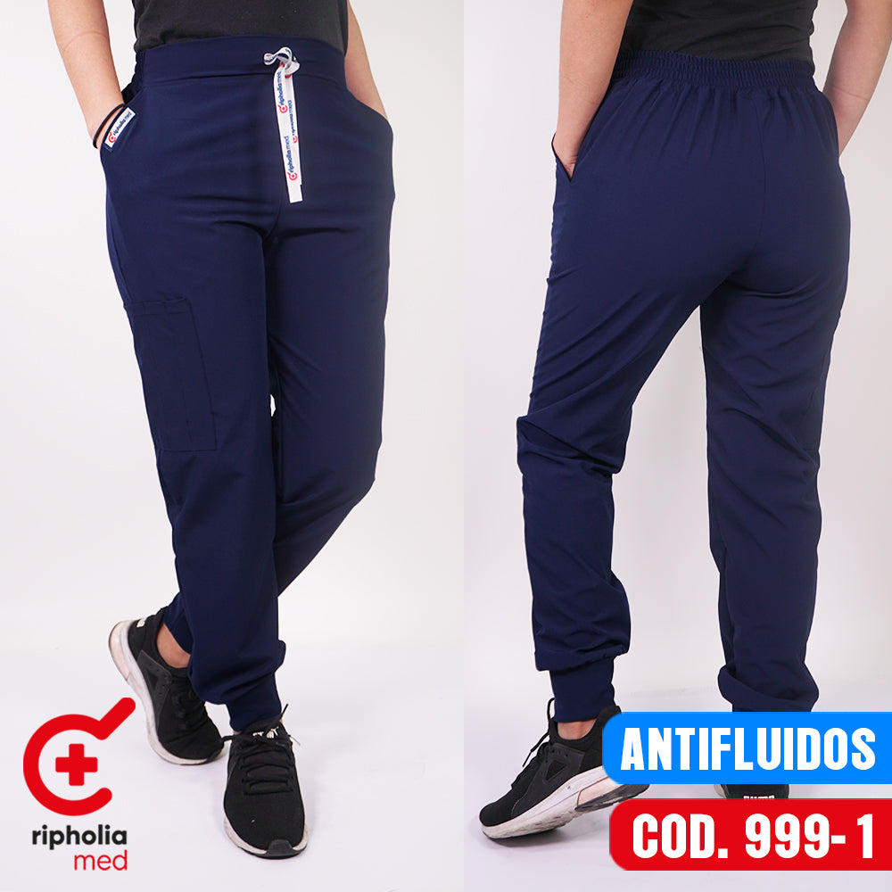 Pantalón Jogger Antifluidos Azul Marino