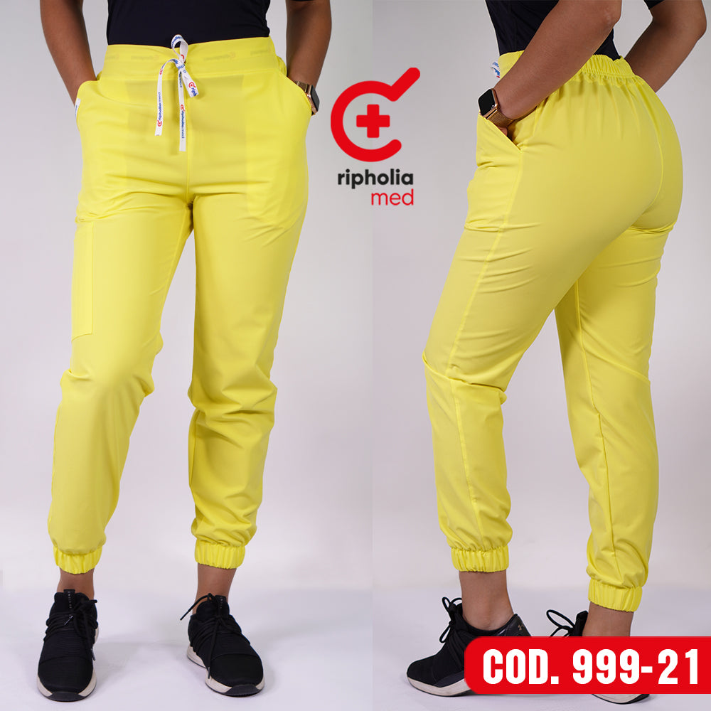 Pantalon Jogger Antifluido Amarillo