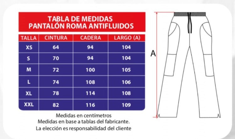 Pantalón Roma Antifluido Berenjena