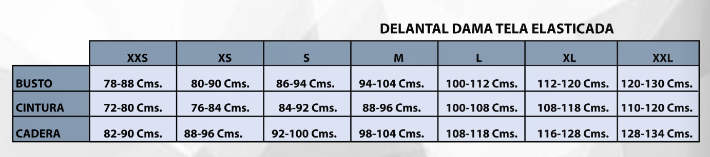 Delantal Elasticado Negro / Rosado
