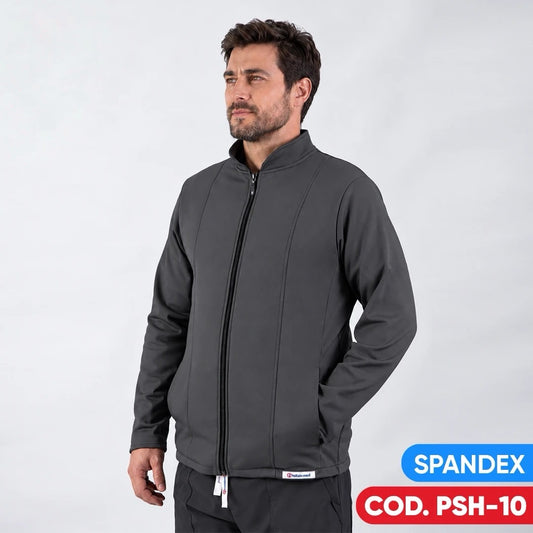 Polerón Spandex Gris Hombre