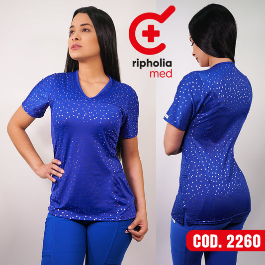 Delantal Elasticado Azul Rey