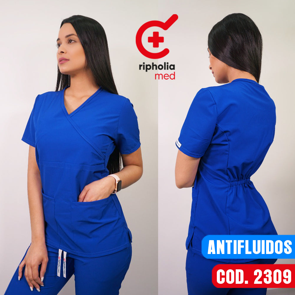 Delantal Antifluidos Azul Rey