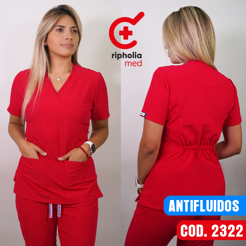 Delantal Antifluidos Rojo