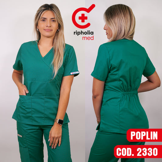 Delantal Poplin Verde Jade