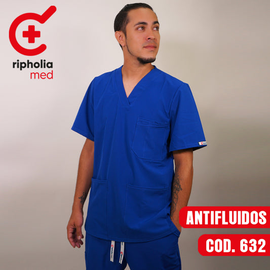 Delantal Antifluido Azul Rey