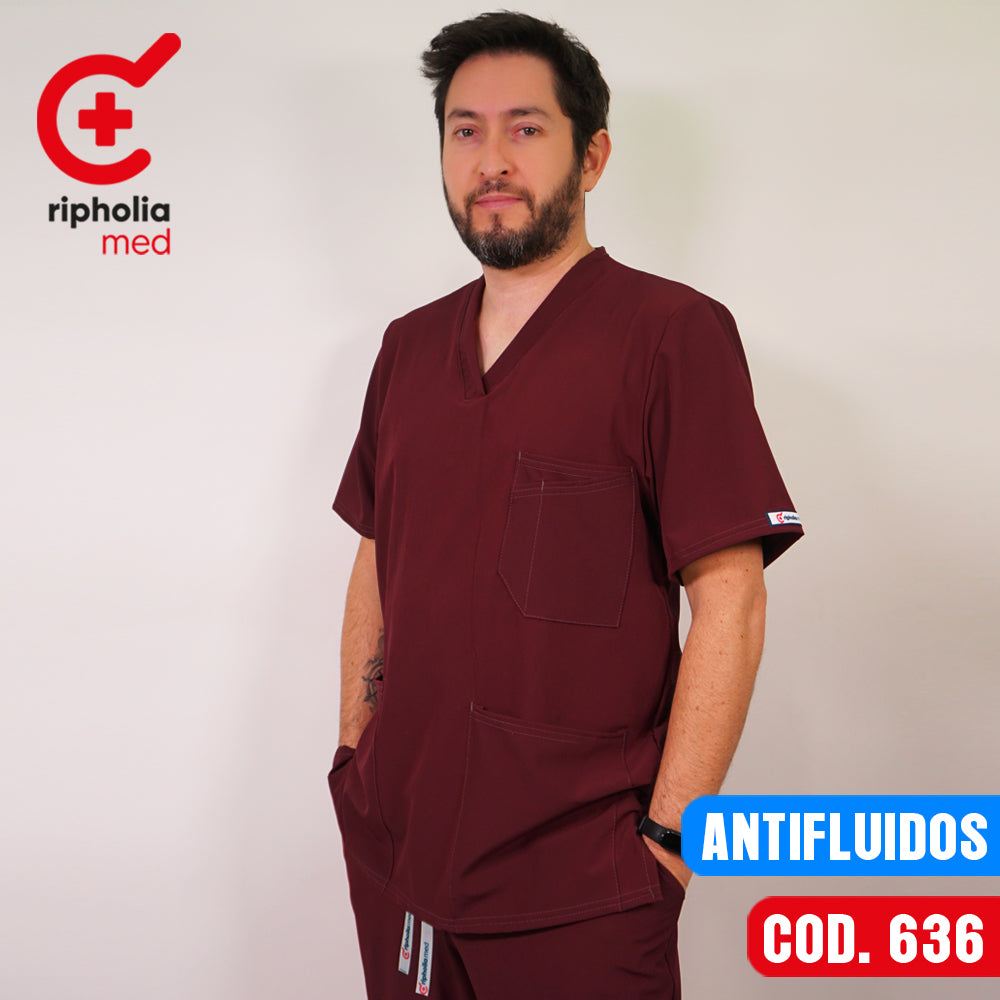 Delantal Antifluido Burdeo