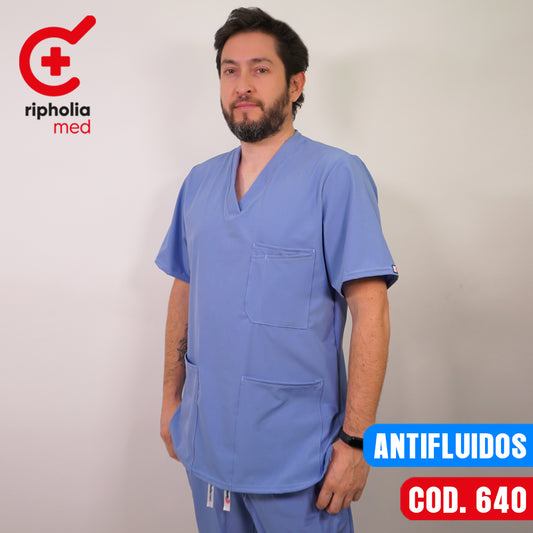 Delantal Antifluido Celeste