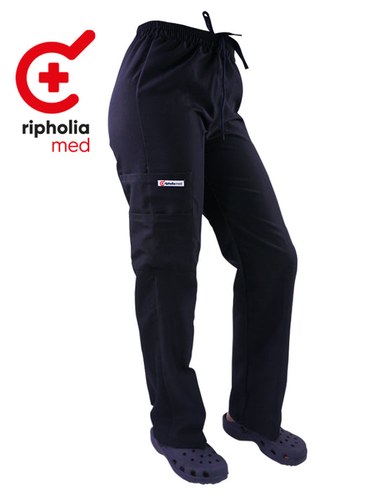 Pantalón Poplin Azul Marino Oscuro