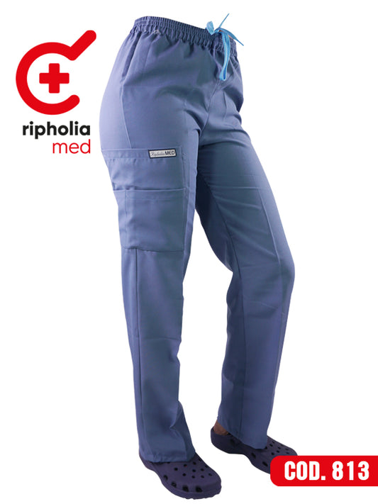 Pantalón Poplin Celeste