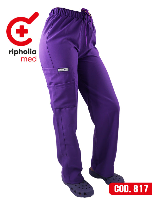 Pantalón Poplin Morado