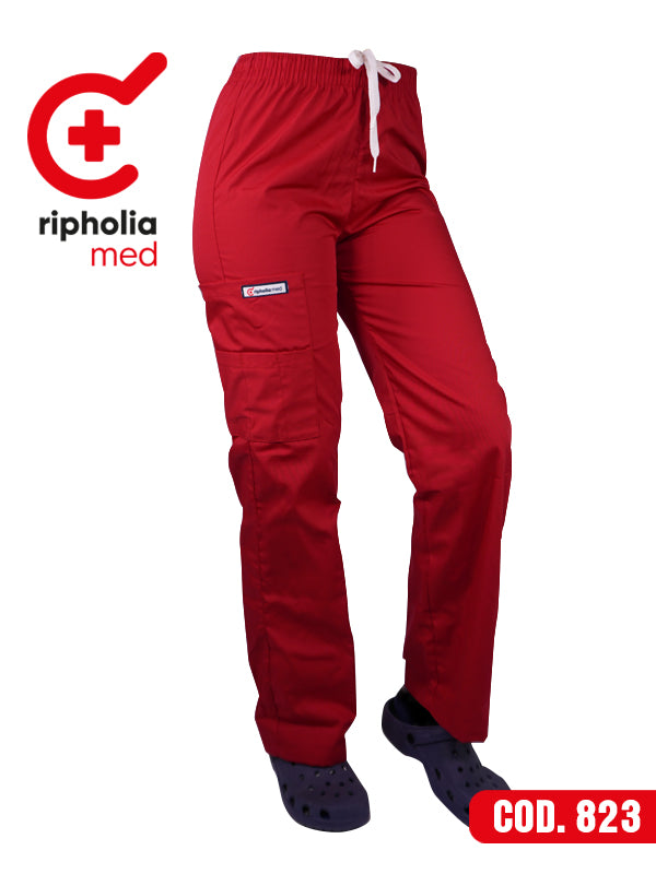 Pantalón Poplin Rojo