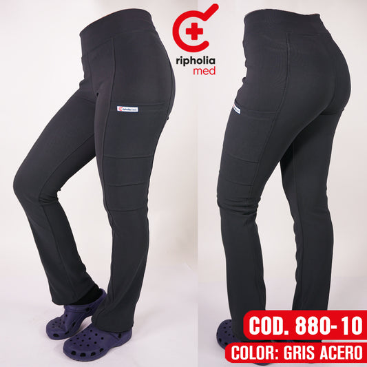 Pantalón Spandex Gris Acero