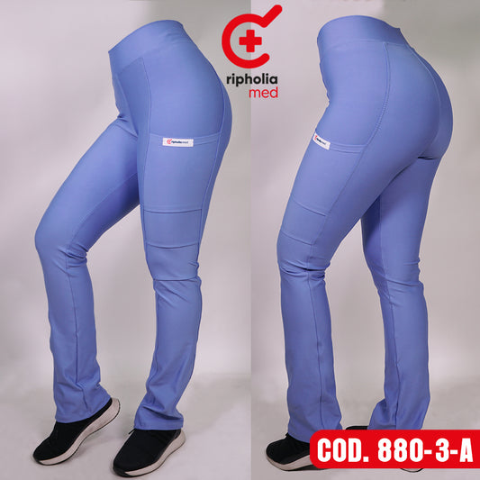 Pantalón Spandex 880-A - Celeste