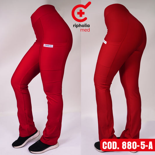 Pantalón Spandex 880-A - Rojo