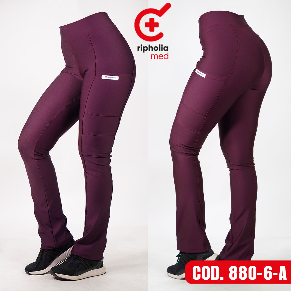 Pantalón Spandex 880-A - Burdeo