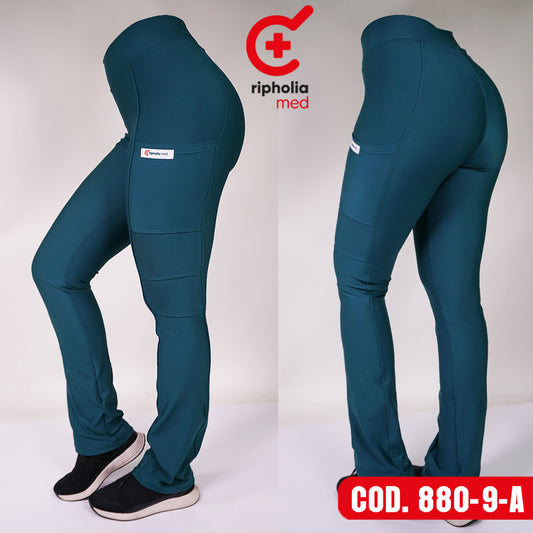 Pantalón Spandex 880-A - Verde Petróleo