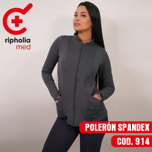 Polerón Spandex Gris