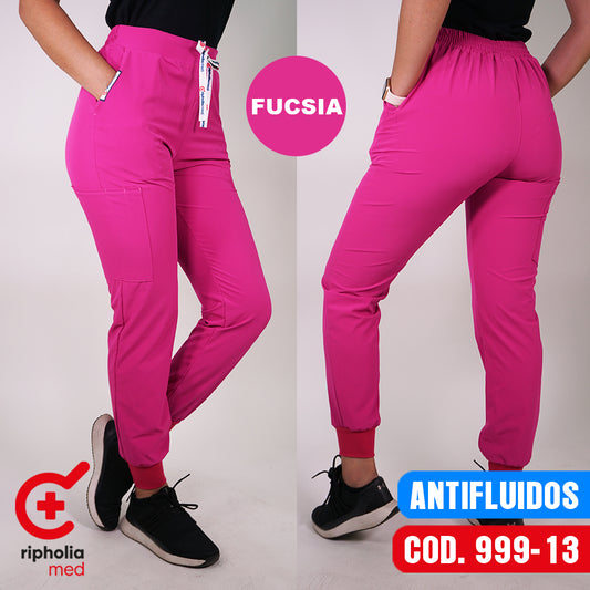 Pantalon Jogger Antifluido Fucsia