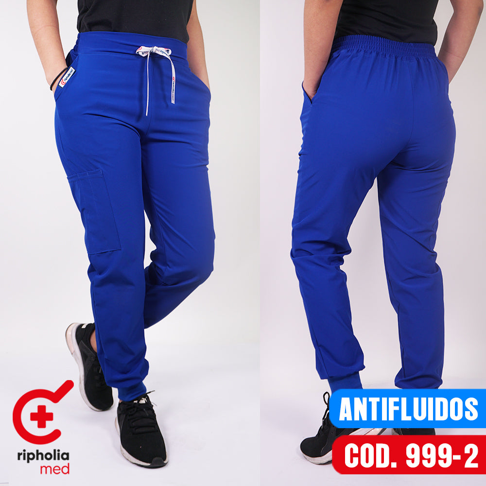 Pantalón Jogger Antifluidos Azul Rey