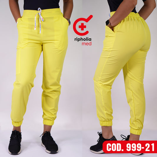 Pantalon Jogger Antifluido Amarillo