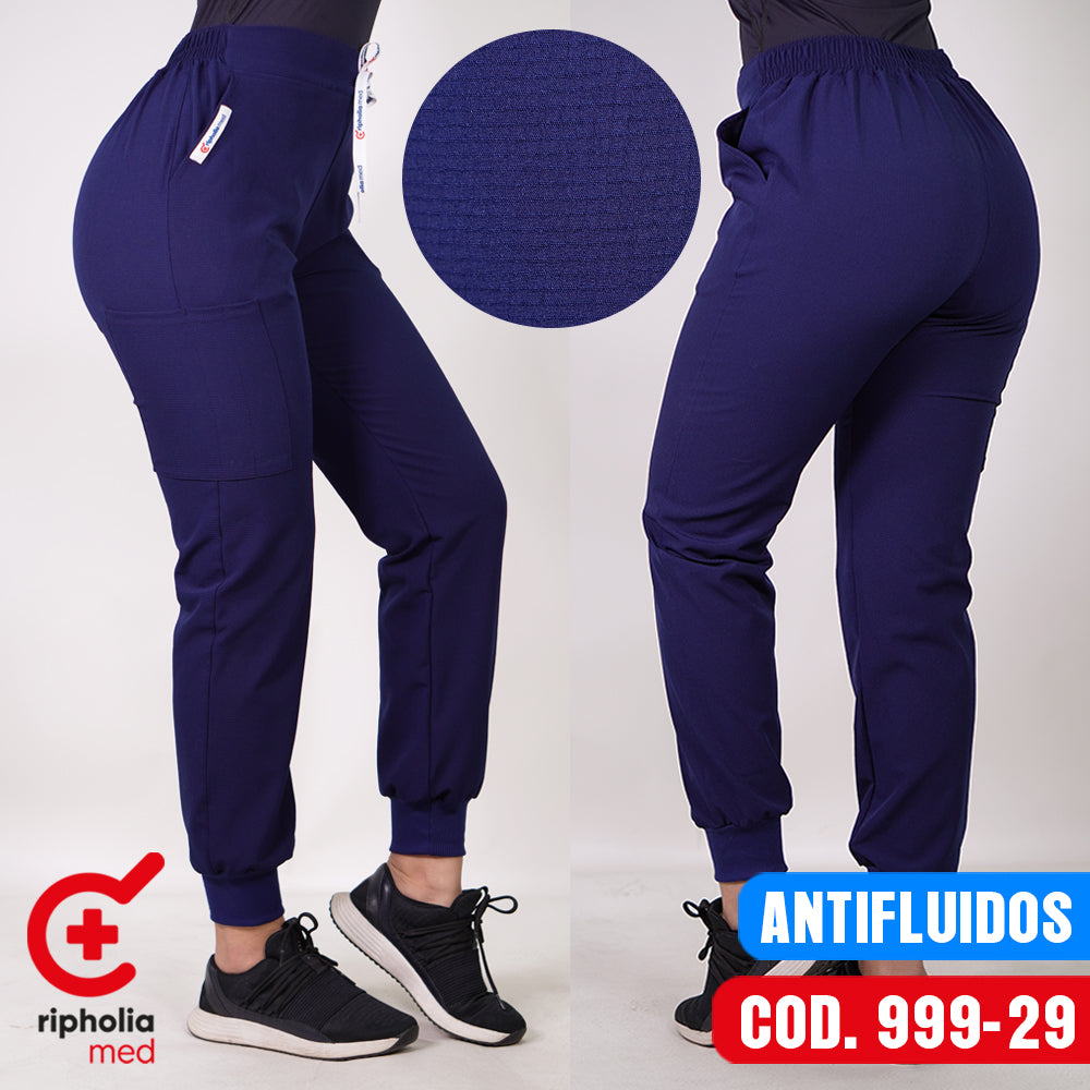 Pantalón Jogger Antifluidos Azul Marino