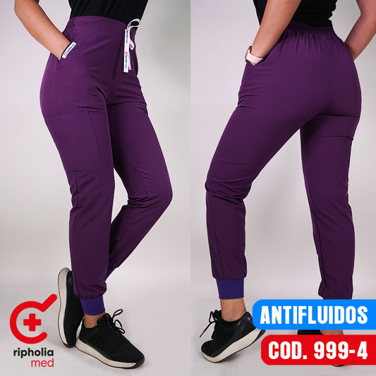 Pantalón Jogger Antifluidos Morado