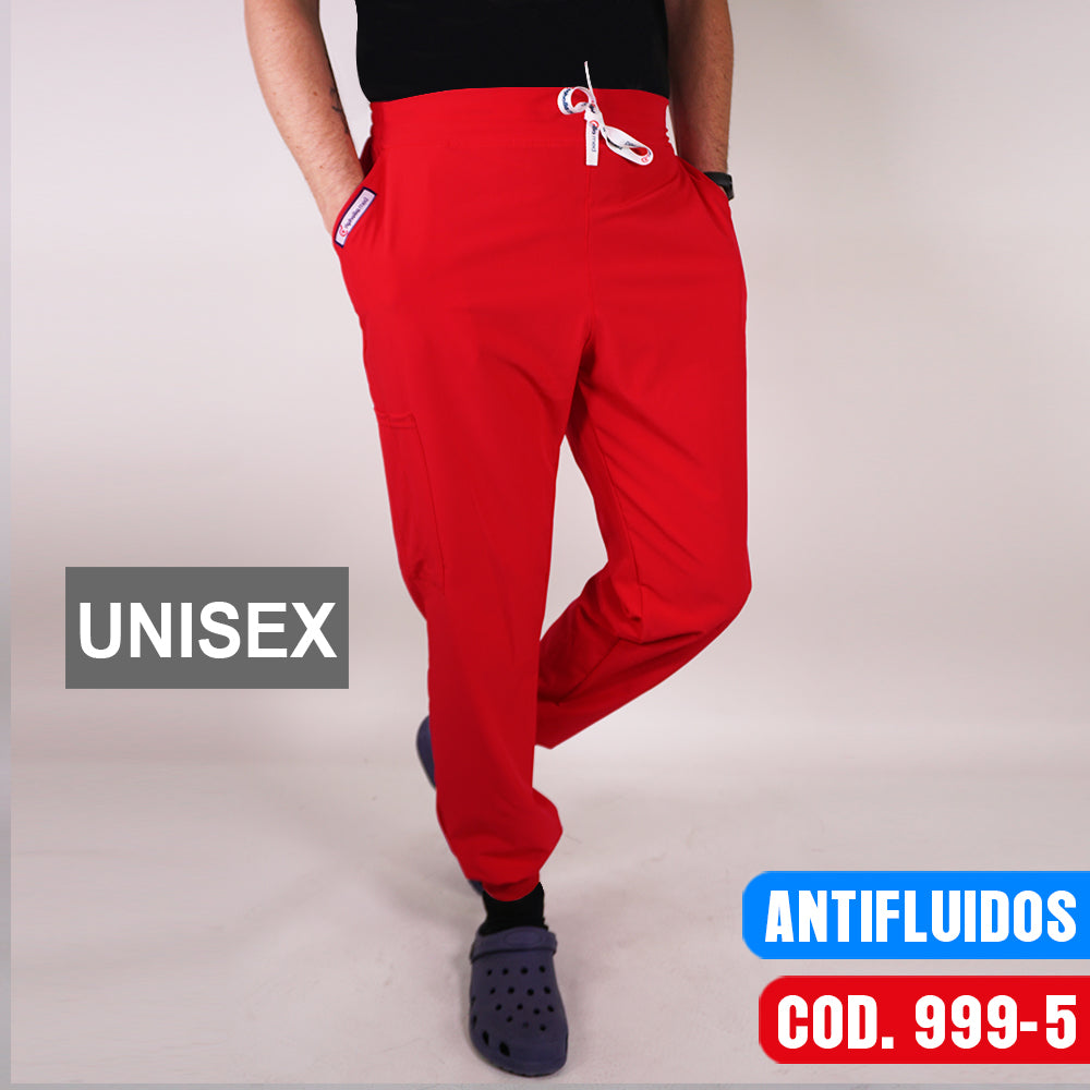 Pantalón Jogger Antifluidos Rojo