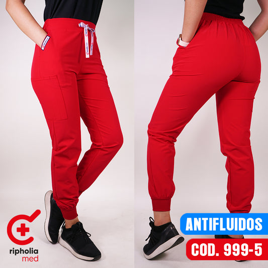 Pantalón Jogger Antifluidos Rojo