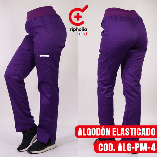 Pantalón Medical Algodón Morado