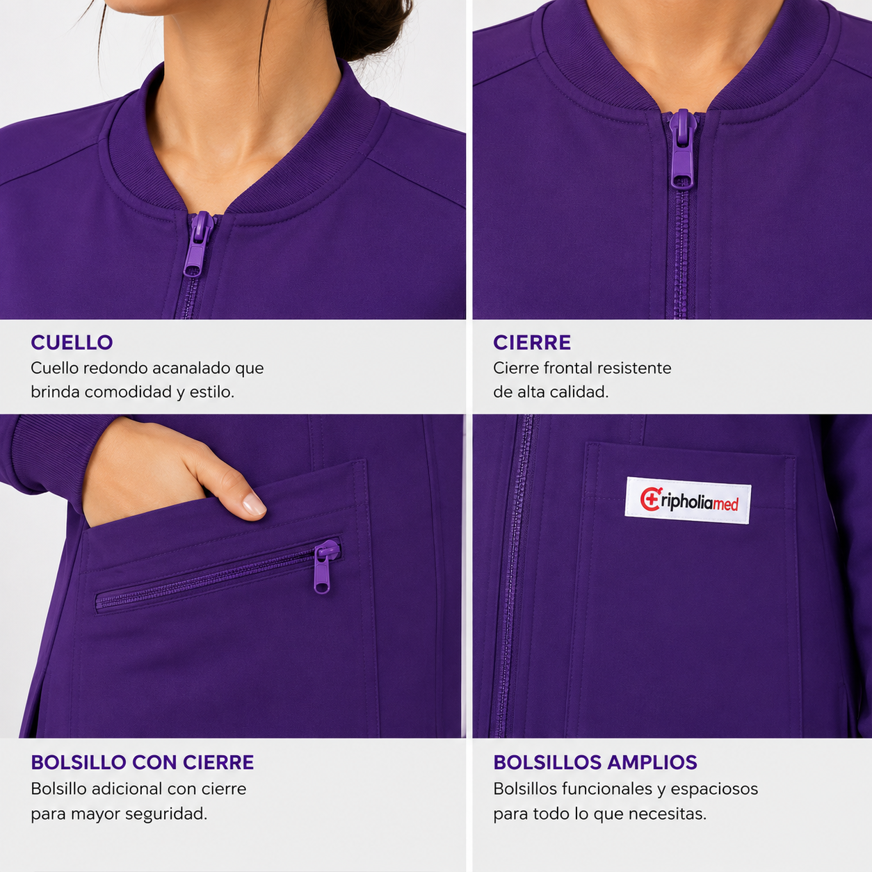Polerón Flexxy Morado