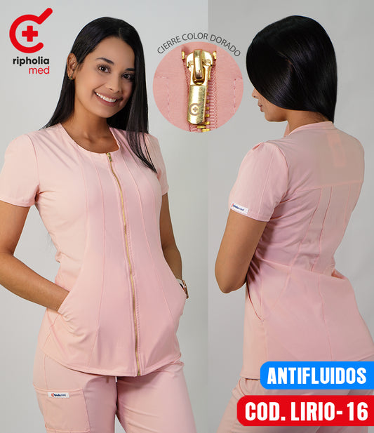 Delantal Antifluidos Lirio Palo Rosa