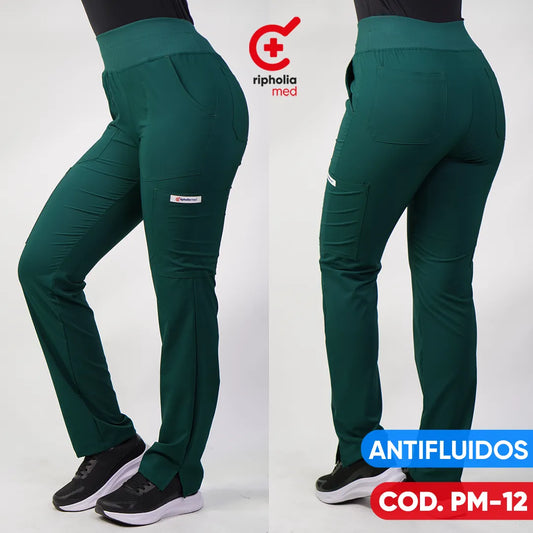 Pantalón Medical Antifluidos Verde Botella