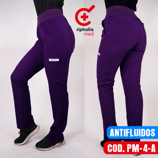 Pantalón Medical Antifluidos Morado Oscuro