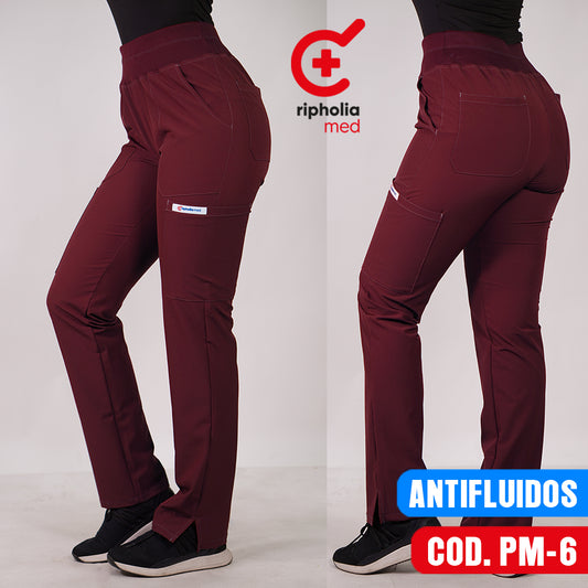 Pantalón Medical Antifluidos Burdeo