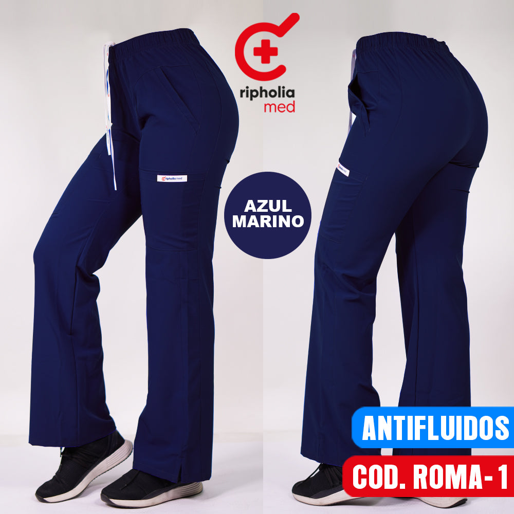 Pantalón Roma Antifluido Azul Marino
