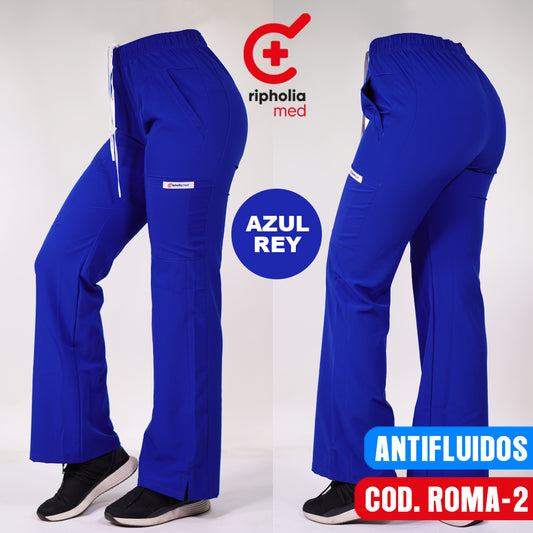 Pantalón Roma Antifluido Azul Rey