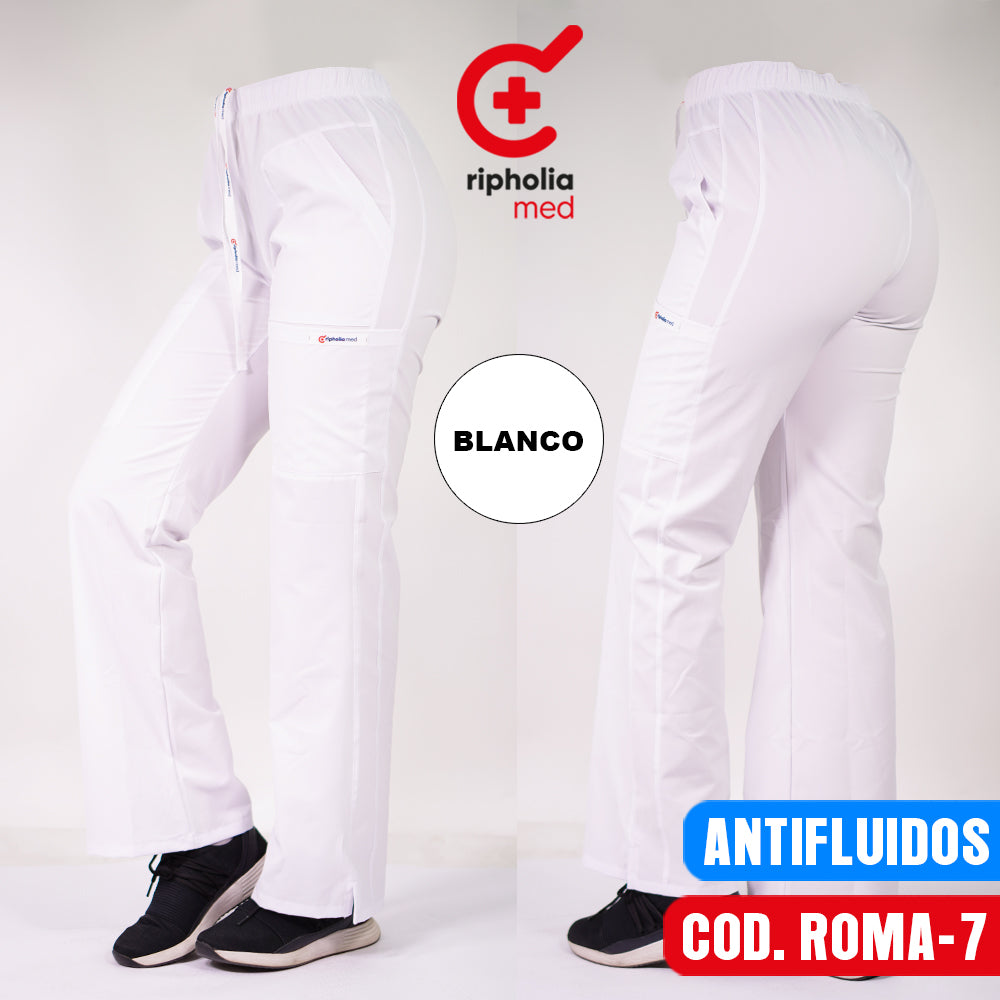 Pantalón Roma Antifluido Blanco