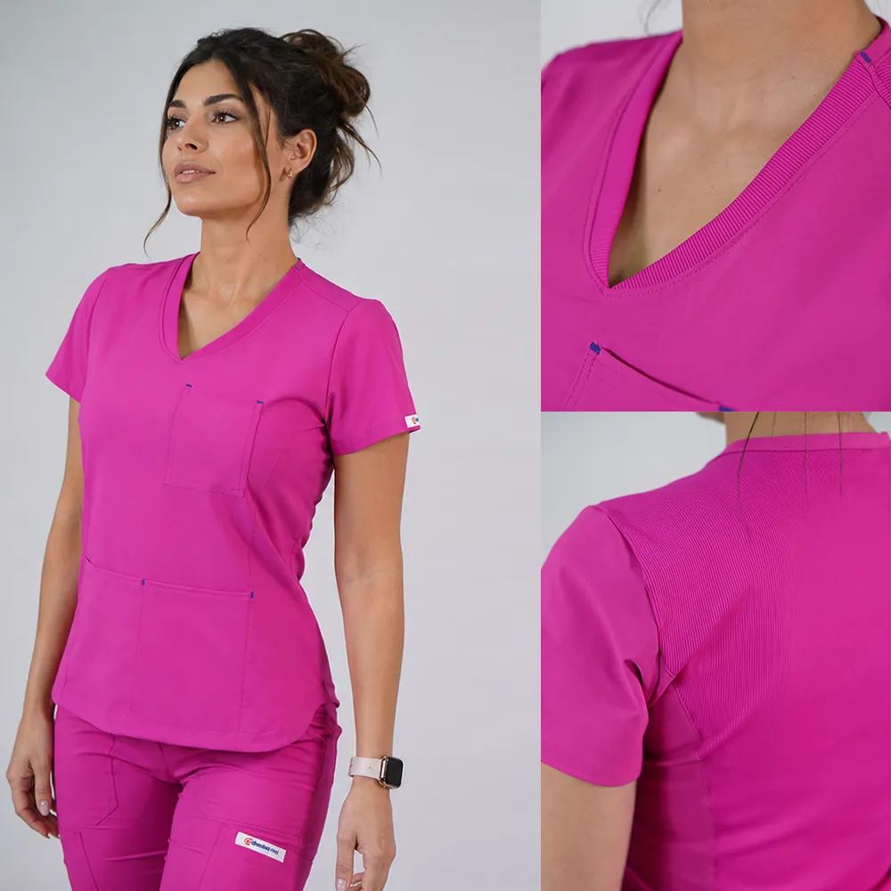 Delantal Antifluido Violeta Fucsia