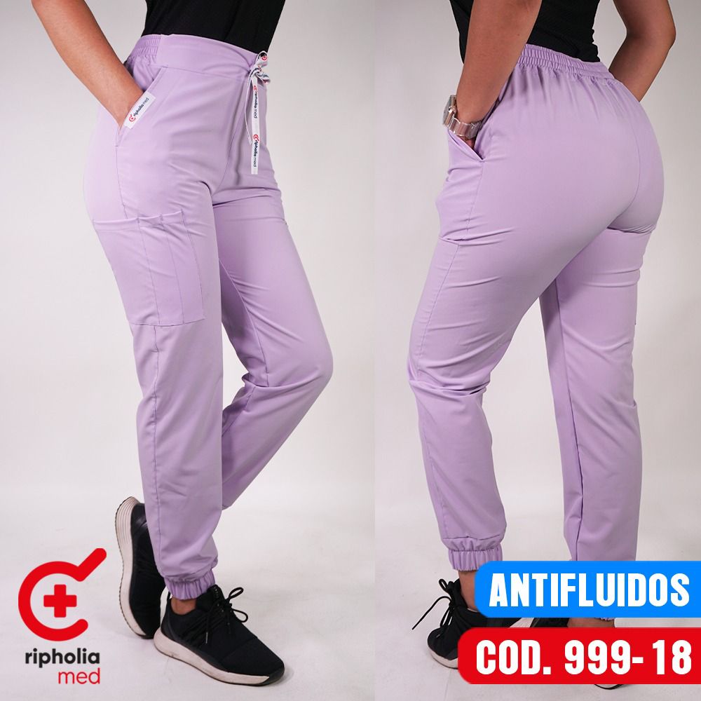 Pantalon Jogger Antifluido Lila