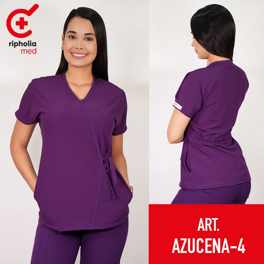 Delantal Antifluido Azucena Morado