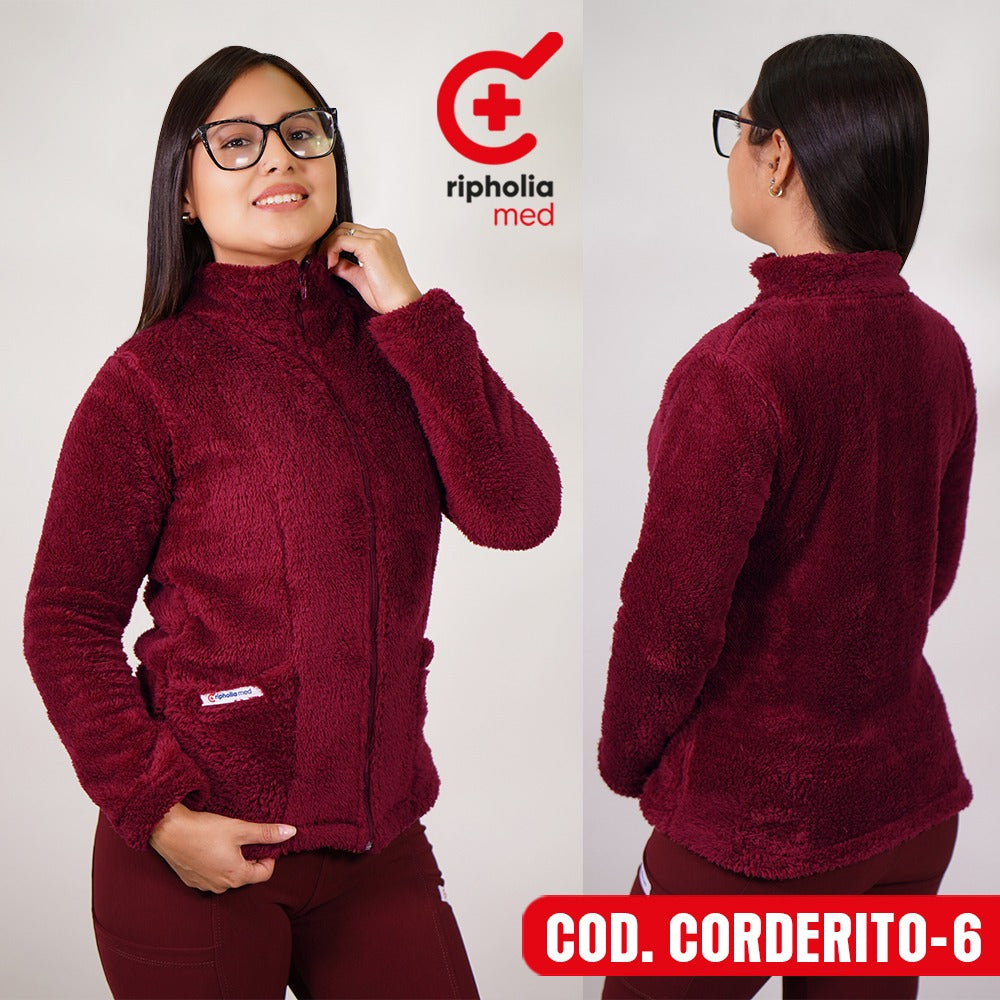 Polerón Corderito Burdeo