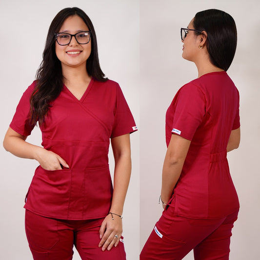Delantal Algodón Rojo
