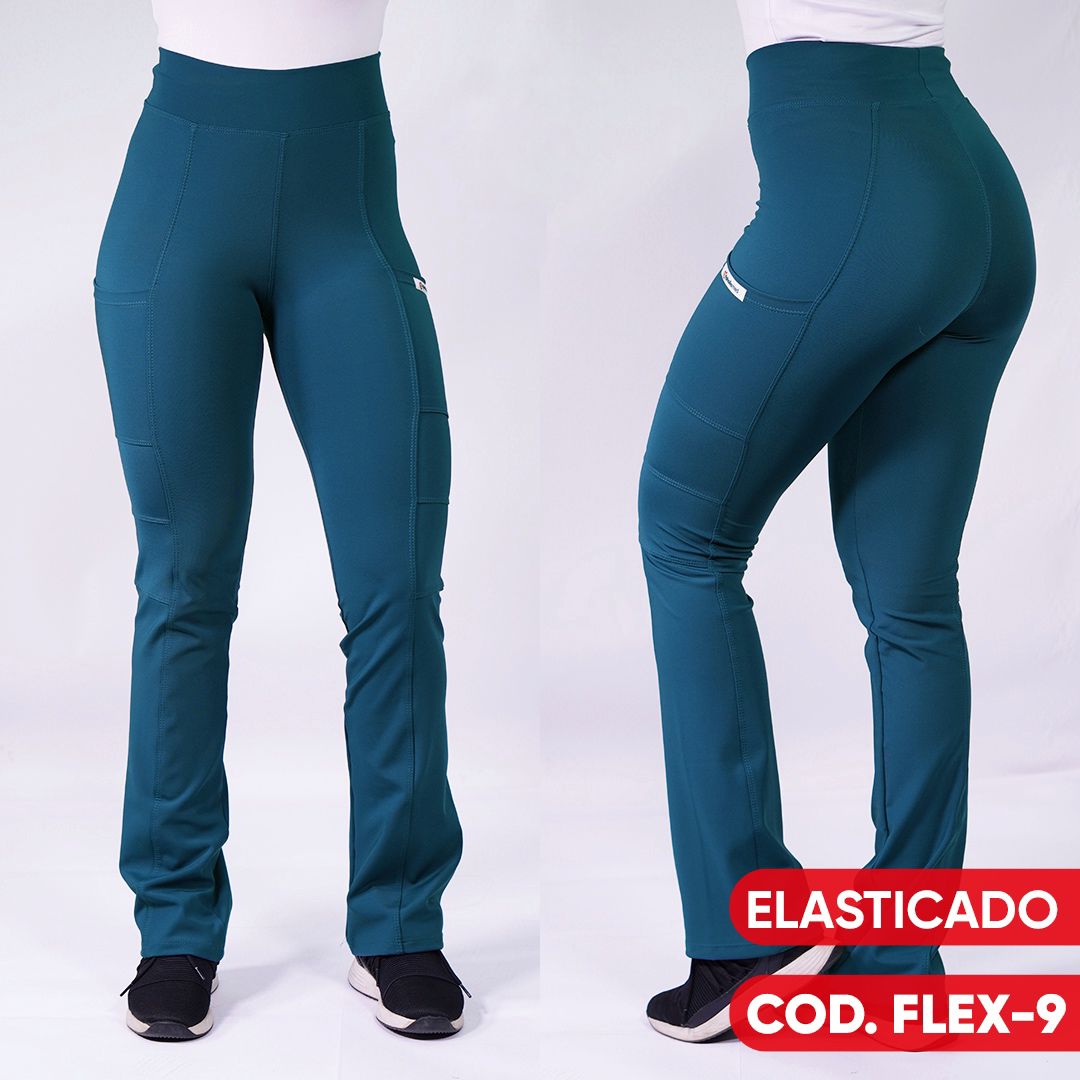 Pantalón Spandex Flexxy Verde Petróleo