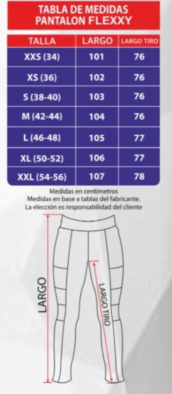 Pantalón Spandex Flexxy Rojo