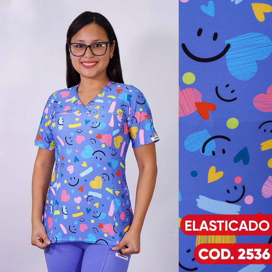 Delantal Elasticado Celeste