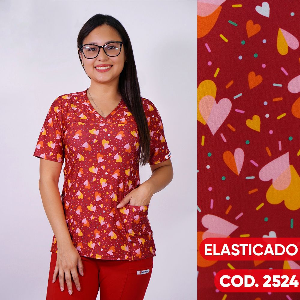 Delantal Elasticado Rojo