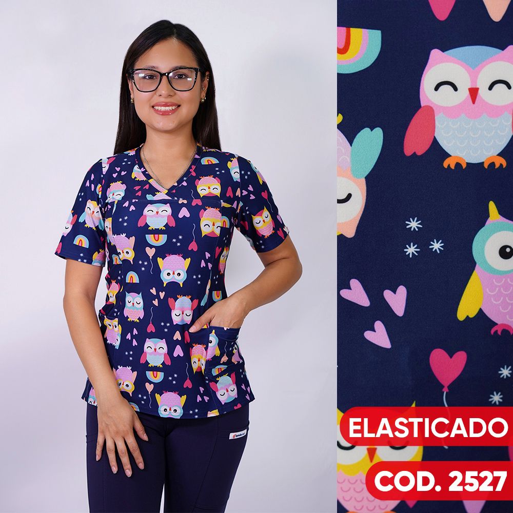 Delantal Elasticado Azul Marino