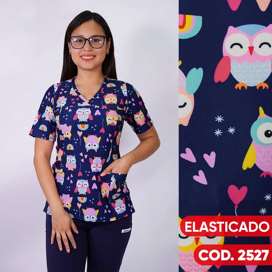 Delantal Elasticado Azul Marino