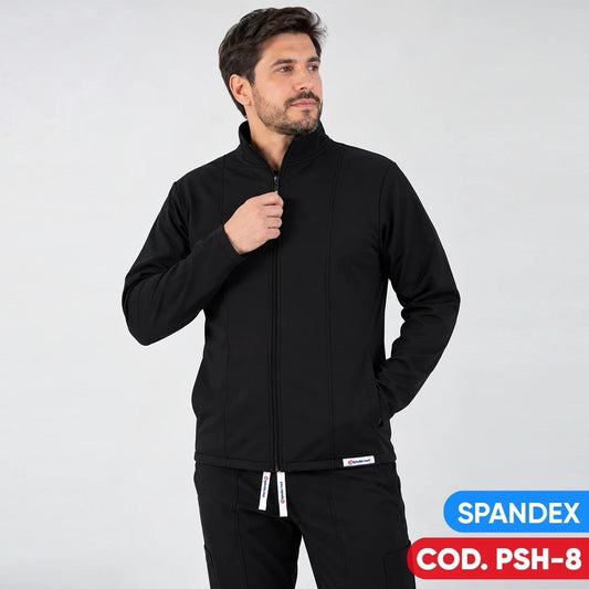 Polerón Spandex Negro Hombre